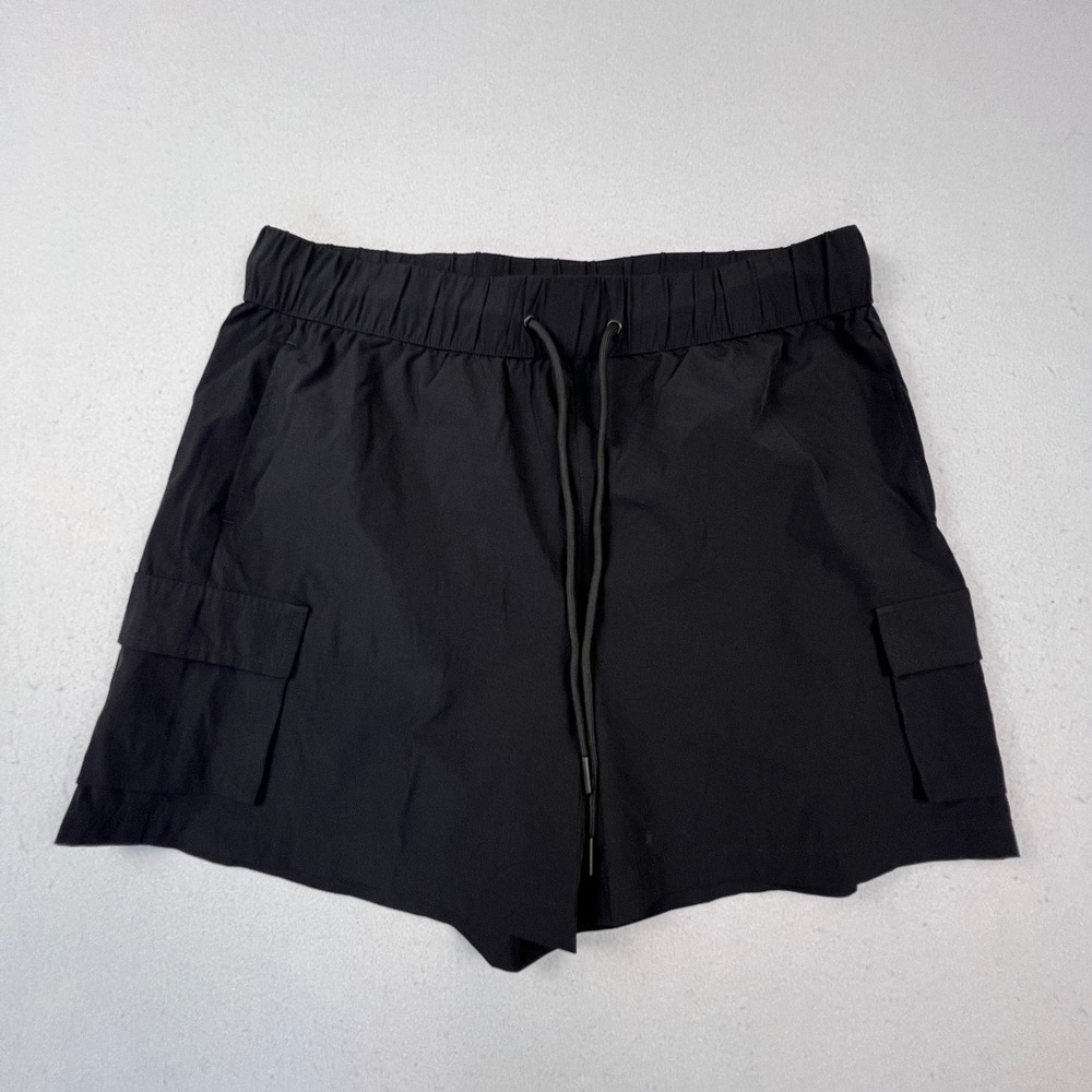 Recreation by Thread & Supply Cargo Shorts Womens Large Black Athleisure Hiking